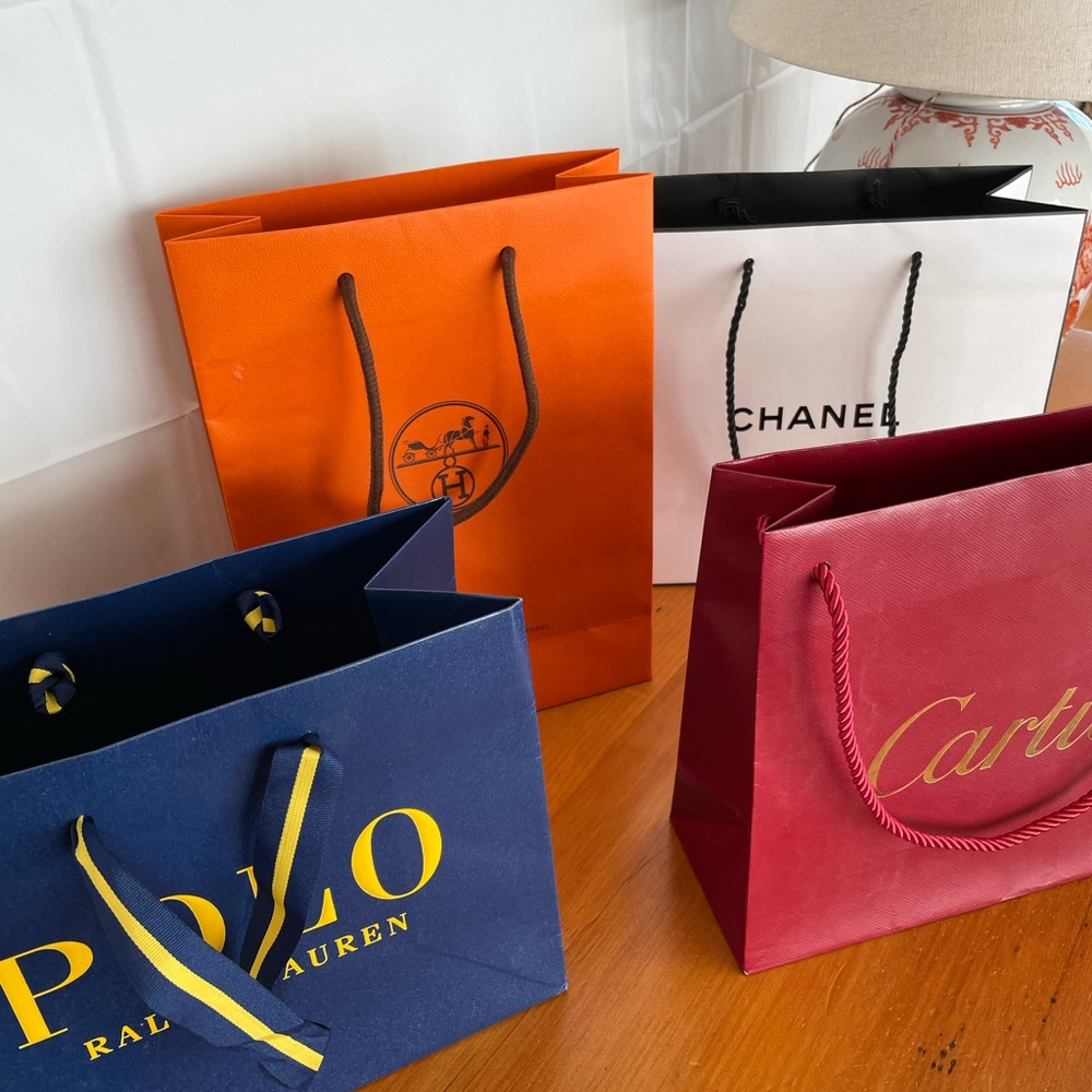 Pristine Designer luxury small shopping bags